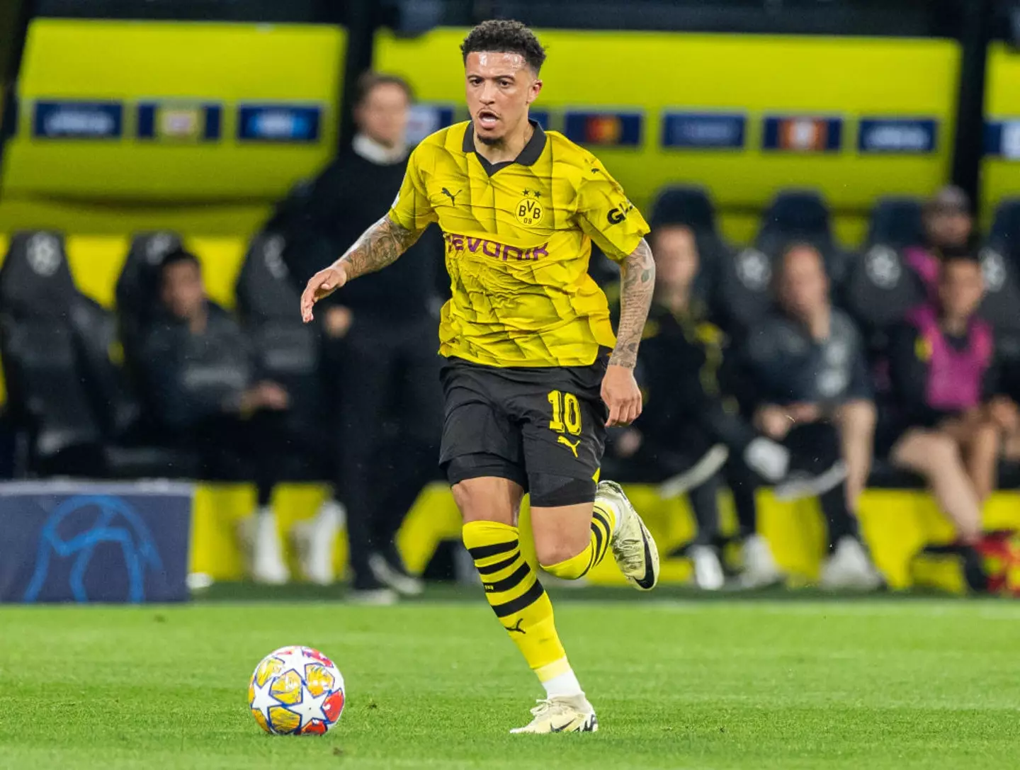 Sancho has impressed on loan at Dortmund (Image: Getty)