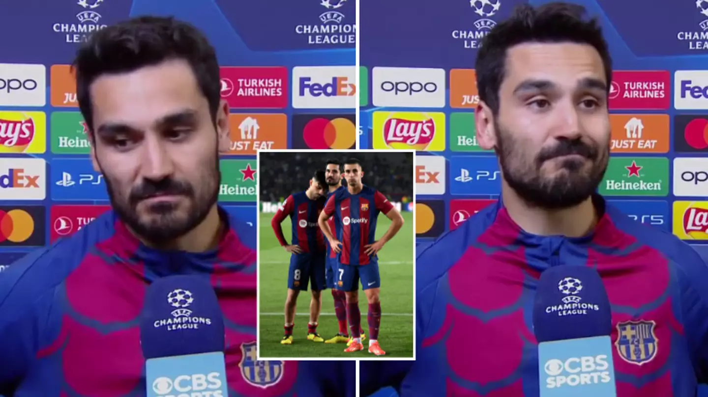 Ilkay Gundogan held nothing back in refreshingly honest post-match interview after Barcelona lose to PSG