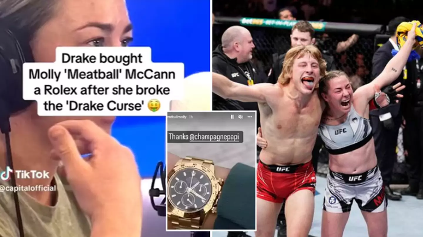 UFC star Molly McCann shows off £40,000 Rolex bought for her by Drake after breaking his betting curse