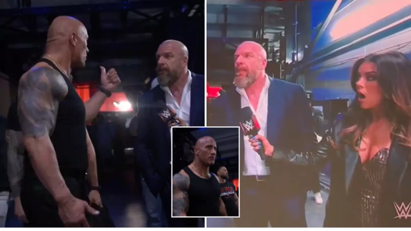 Fans think WWE has begun new Attitude Era as The Rock tells Triple H to 'f***ing fix it' at WrestleMania press conference