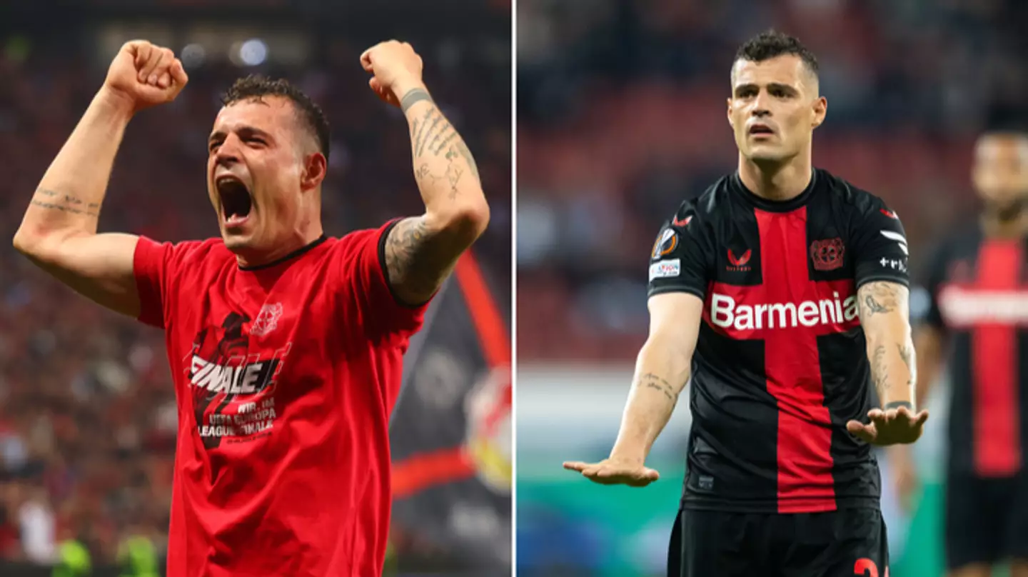 Granit Xhaka equals incredible UEFA record during Bayer Leverkusen's draw with Roma
