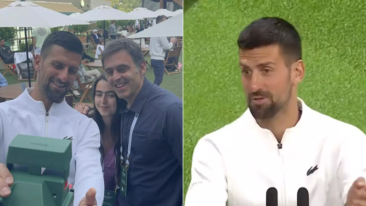 Novak Djokovic opens up on meeting Ronnie O'Sullivan away from the cameras at Wimbledon