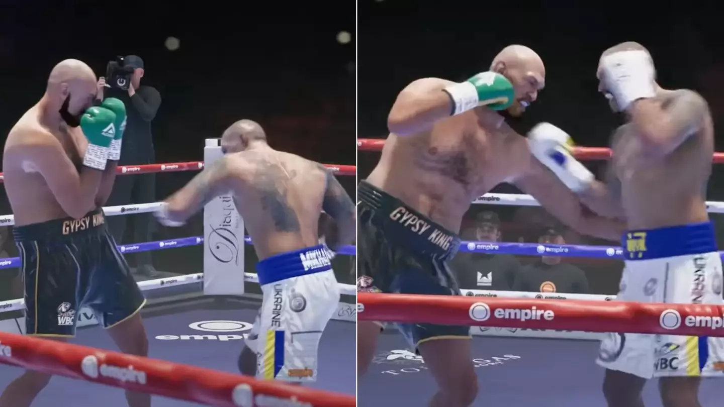 Tyson Fury vs Oleksandr Usyk undisputed fight simulated by AI and ends with shock result