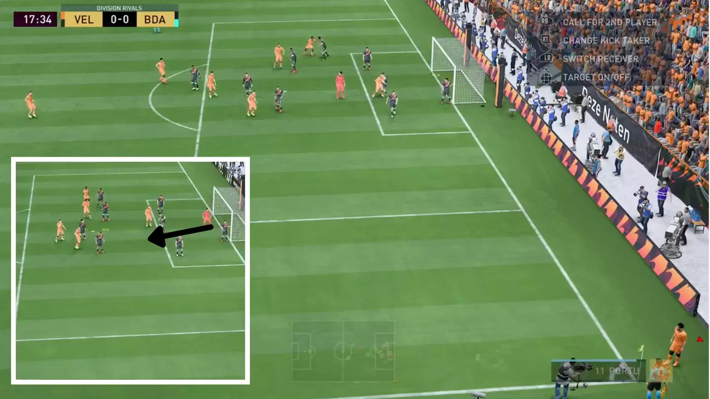 FIFA 22 Player Shows Brilliant Trick To Score Corners Easily When Opponent Brings Goalkeeper Off The Line