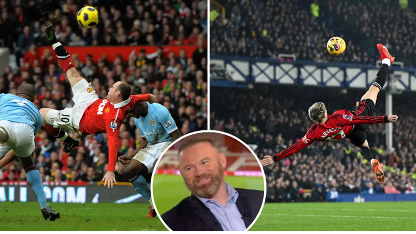 Wayne Rooney asked if Alejandro Garnacho's overhead kick was harder to score than iconic Manchester derby goal