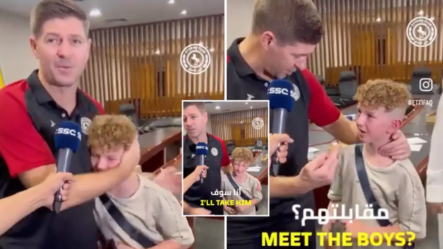 Liverpool legend Steven Gerrard shares wholesome moment with young fan