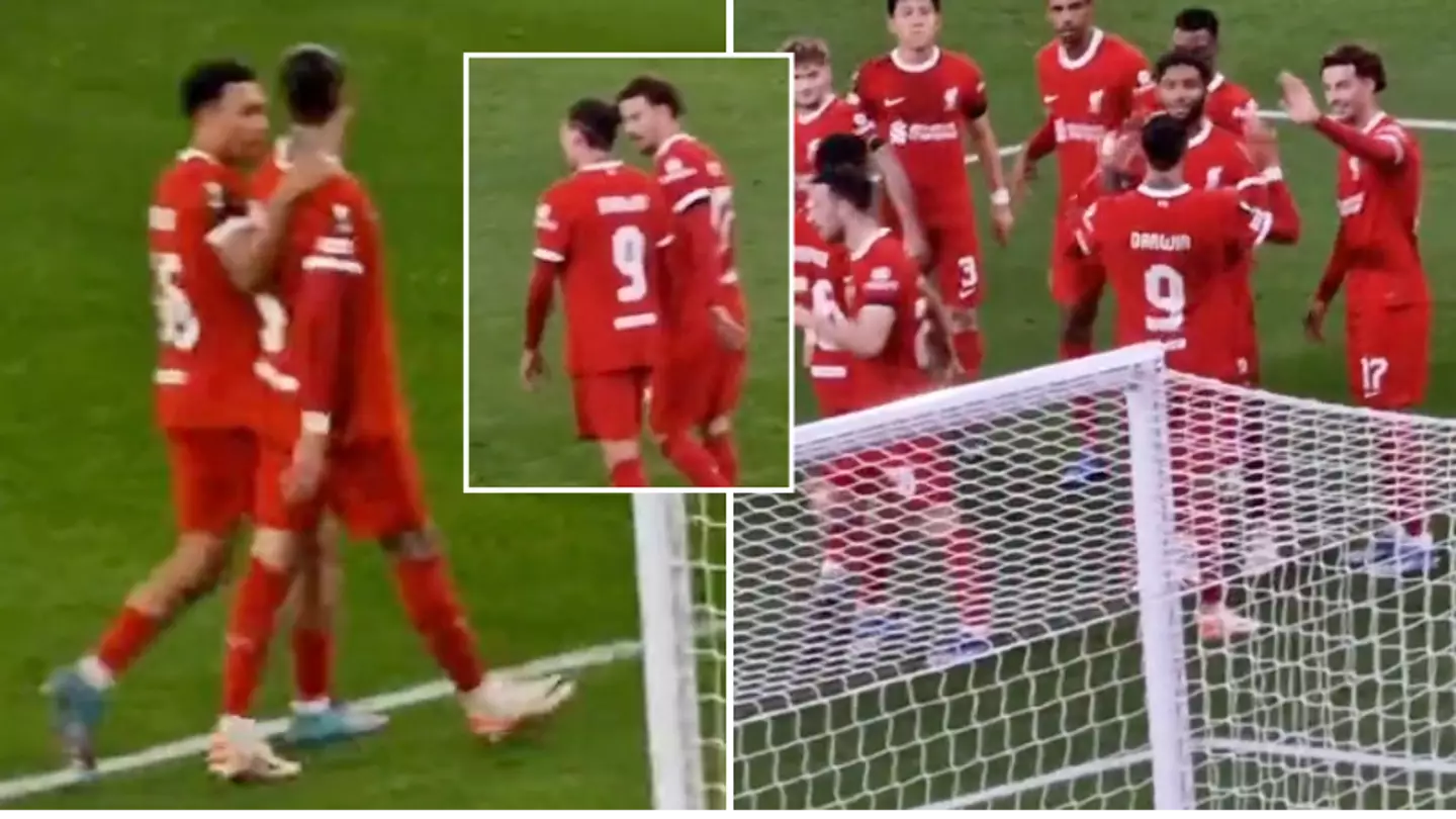 Footage shows how Liverpool players reacted to Darwin Nunez' open goal miss
