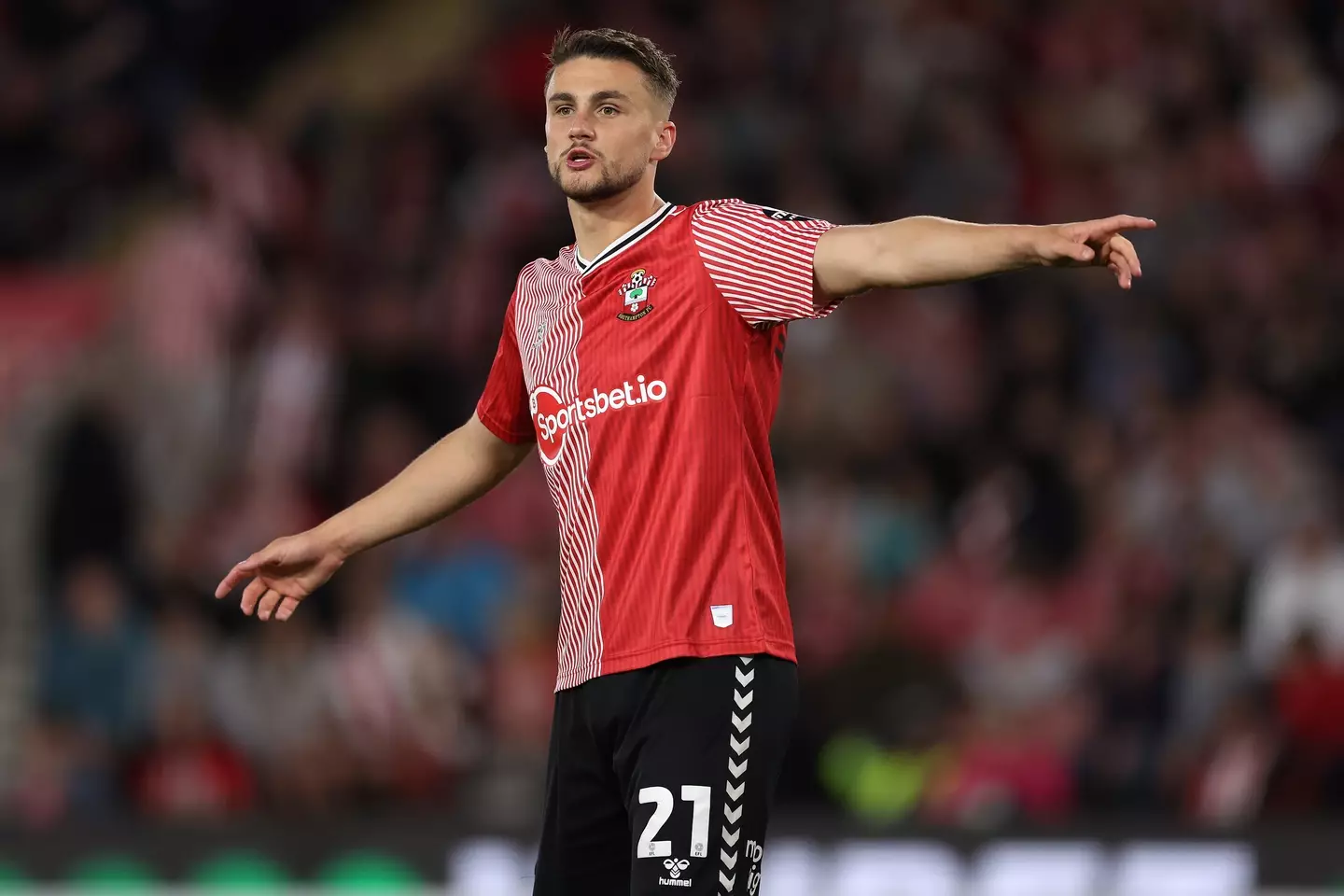 Taylor Harwood-Bellis will join Southampton permanently if they are promoted. (Getty)