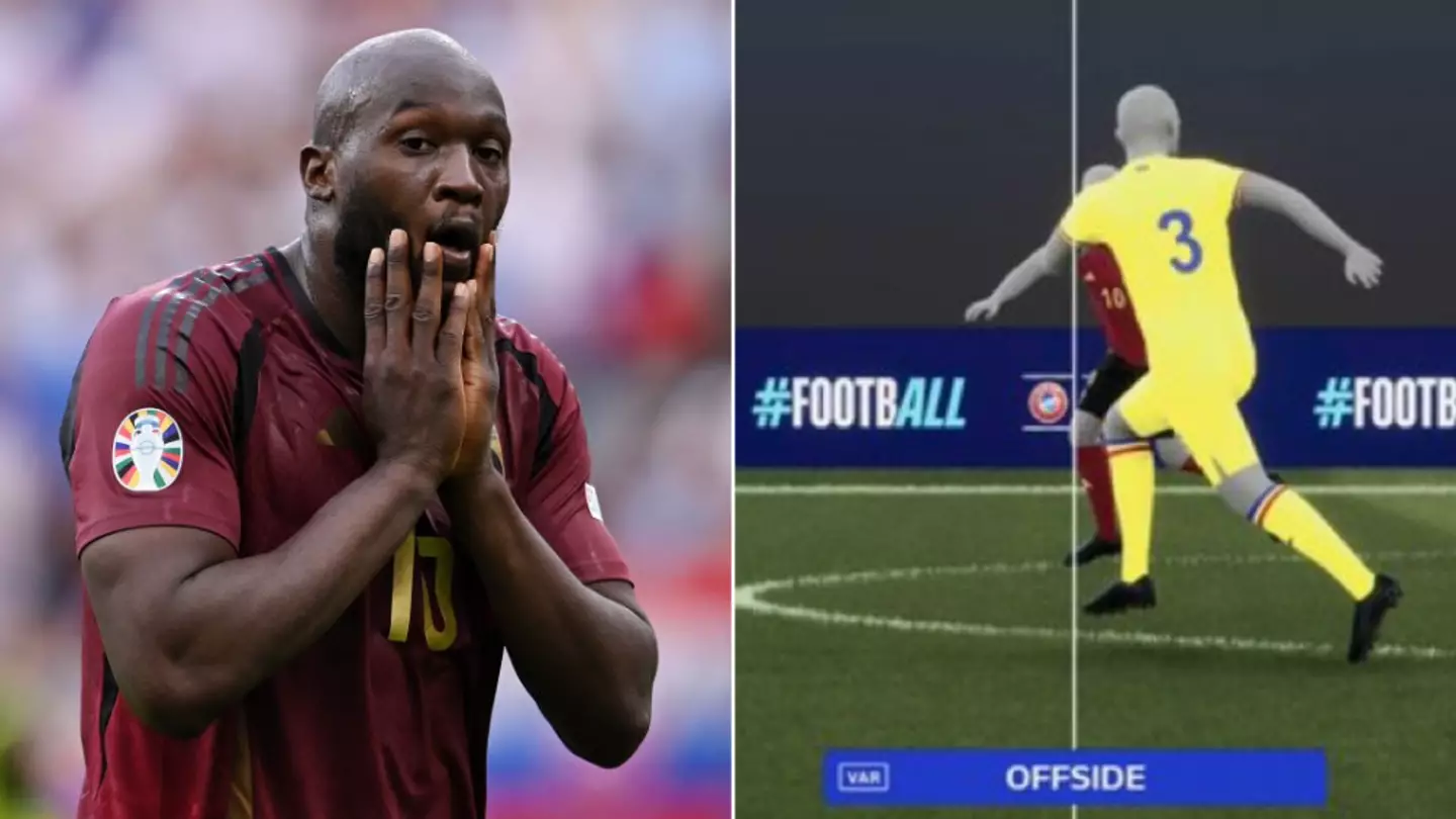 Fans want offside rule changed after Romelu Lukaku has yet another goal ruled out at Euro 2024