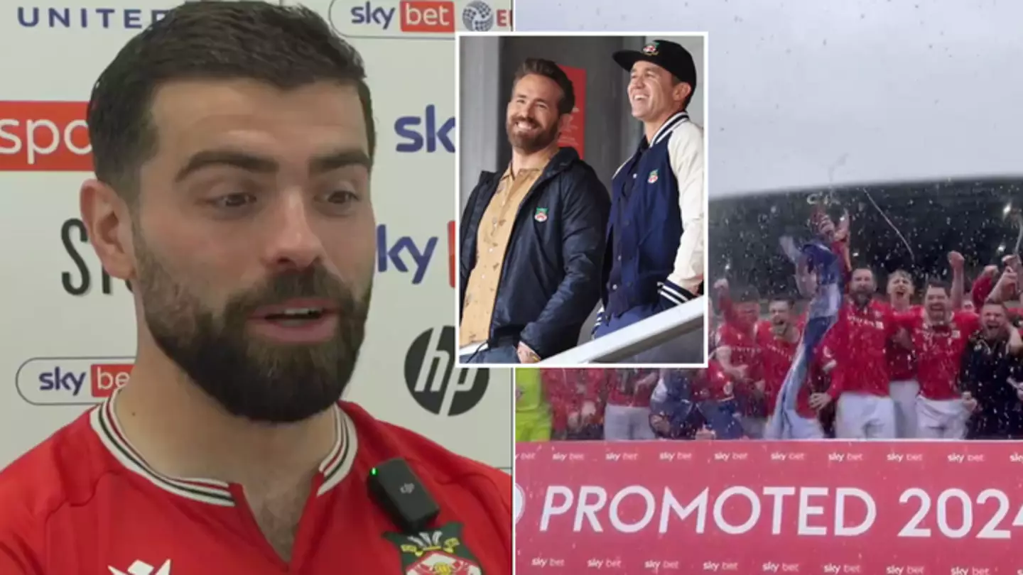 Wrexham star makes cheeky request to Ryan Reynolds and Rob McElhenney after promotion from League Two