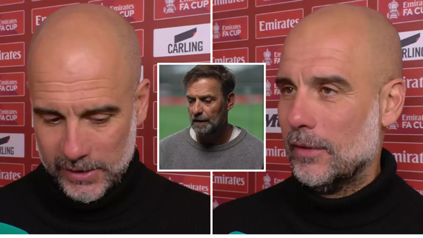 Pep Guardiola had some touching words for Jurgen Klopp in post-match interview after Liverpool announcement