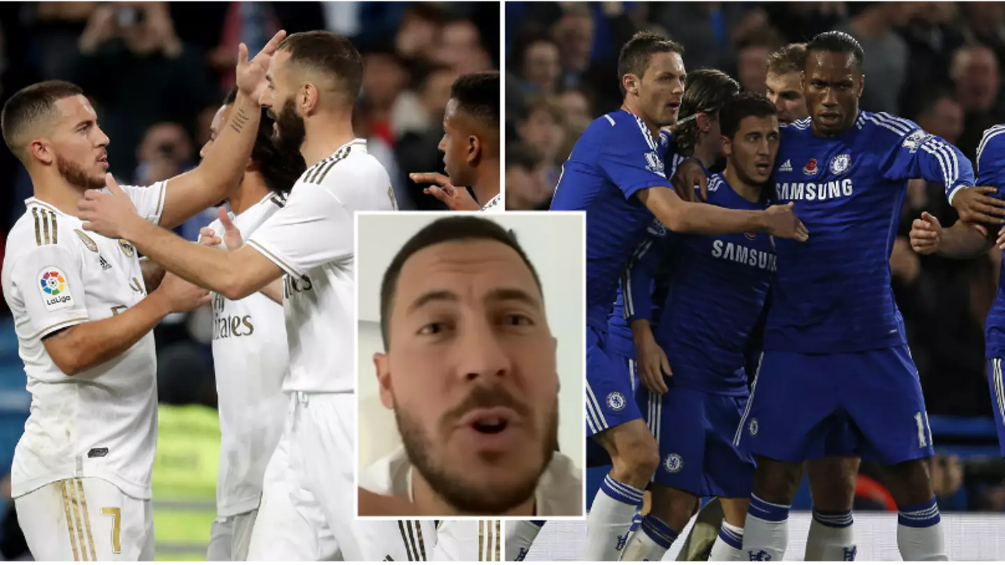 Eden Hazard names the five best players he played with in his career including three Chelsea stars