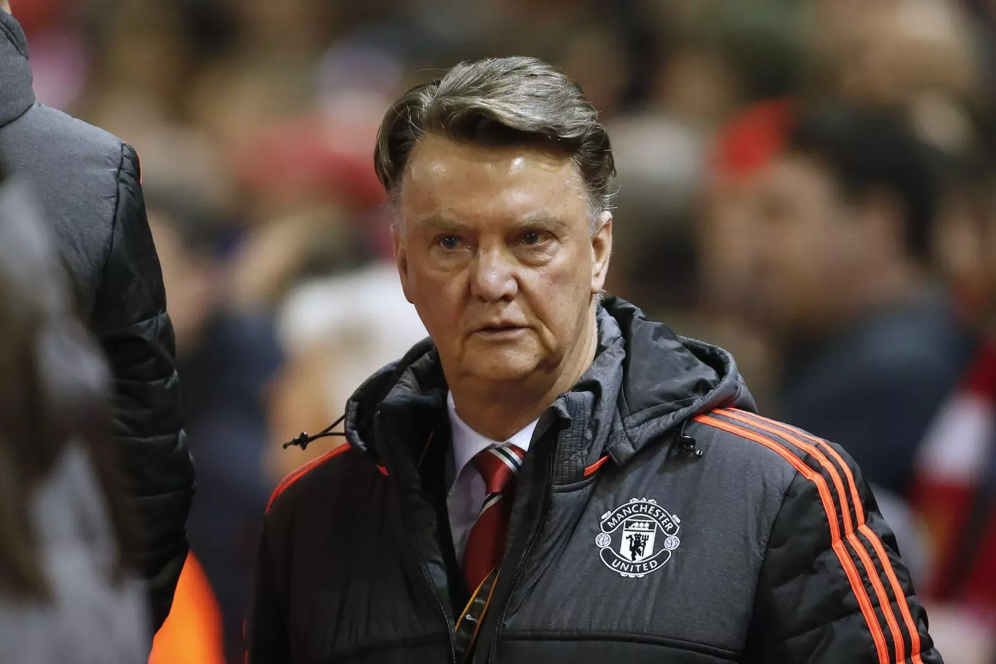 Louis van Gaal pictured during his spell as Man Utd manager (