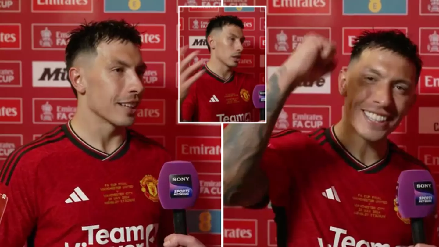 Lisandro Martinez’s interview after Man Utd’s FA Cup victory will make your day 