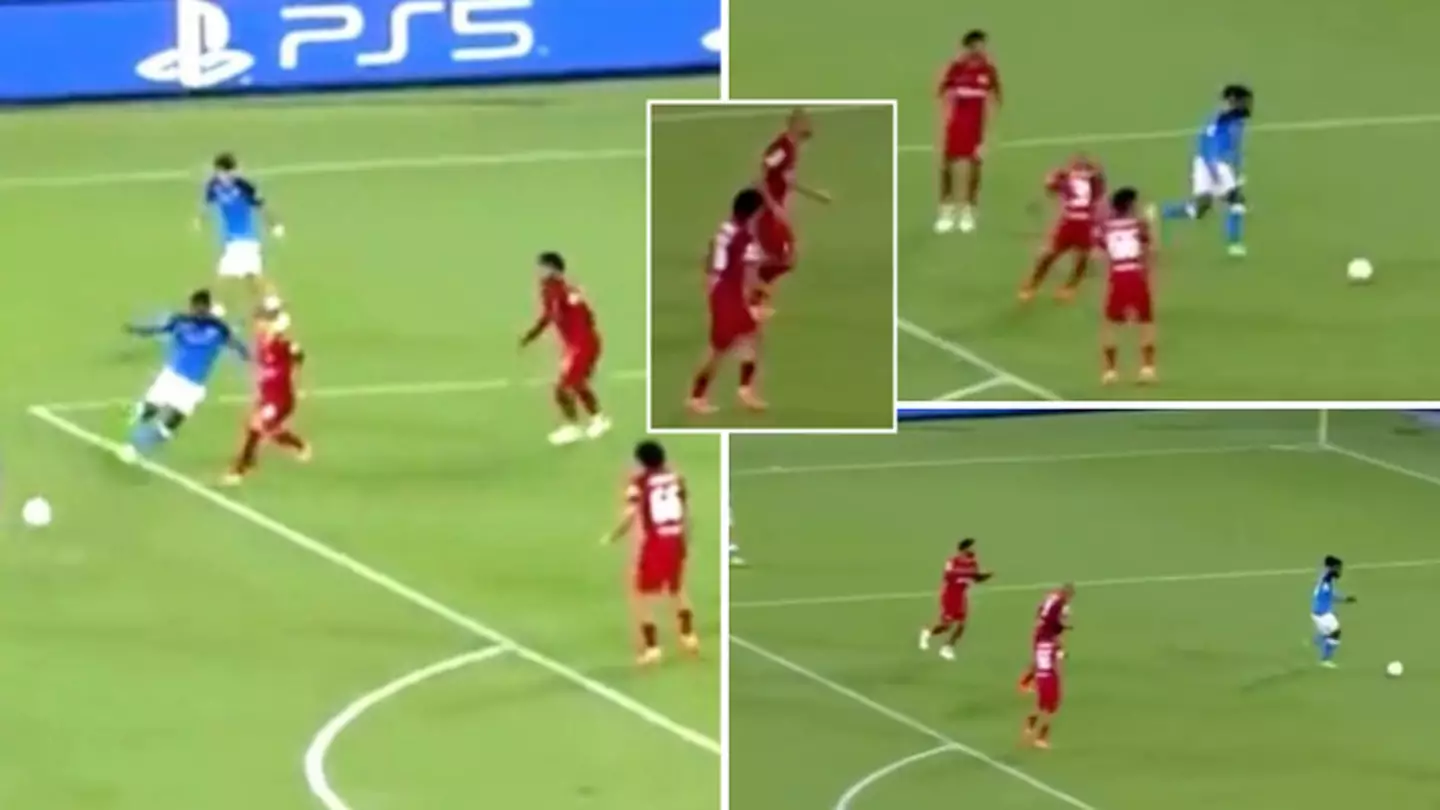 Footage of Napoli’s second goal showed Liverpool’s defenders completely gave up, it was embarrassing