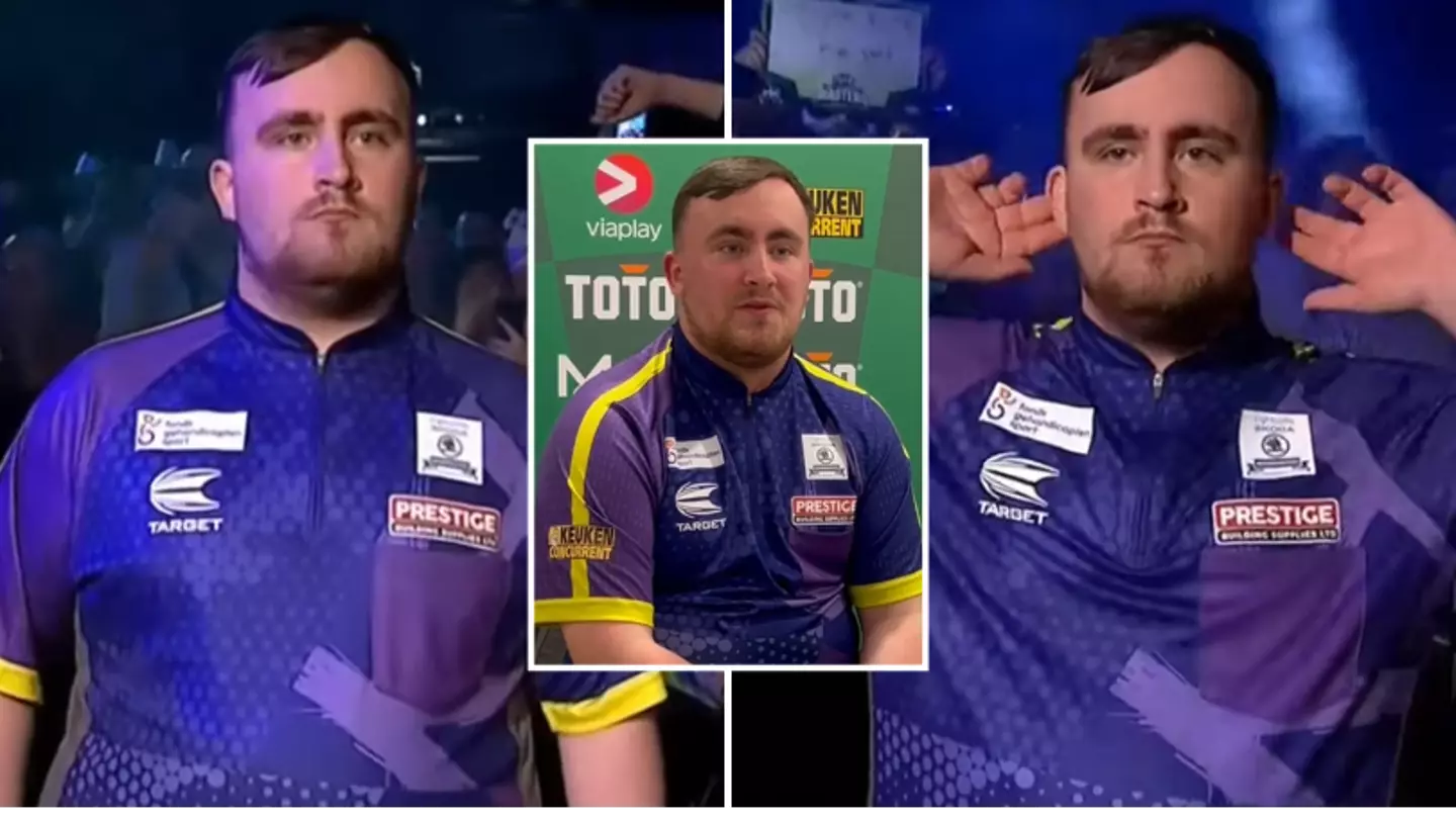 Luke Littler shows elite mindset after being booed for the first time in his career at Dutch Masters