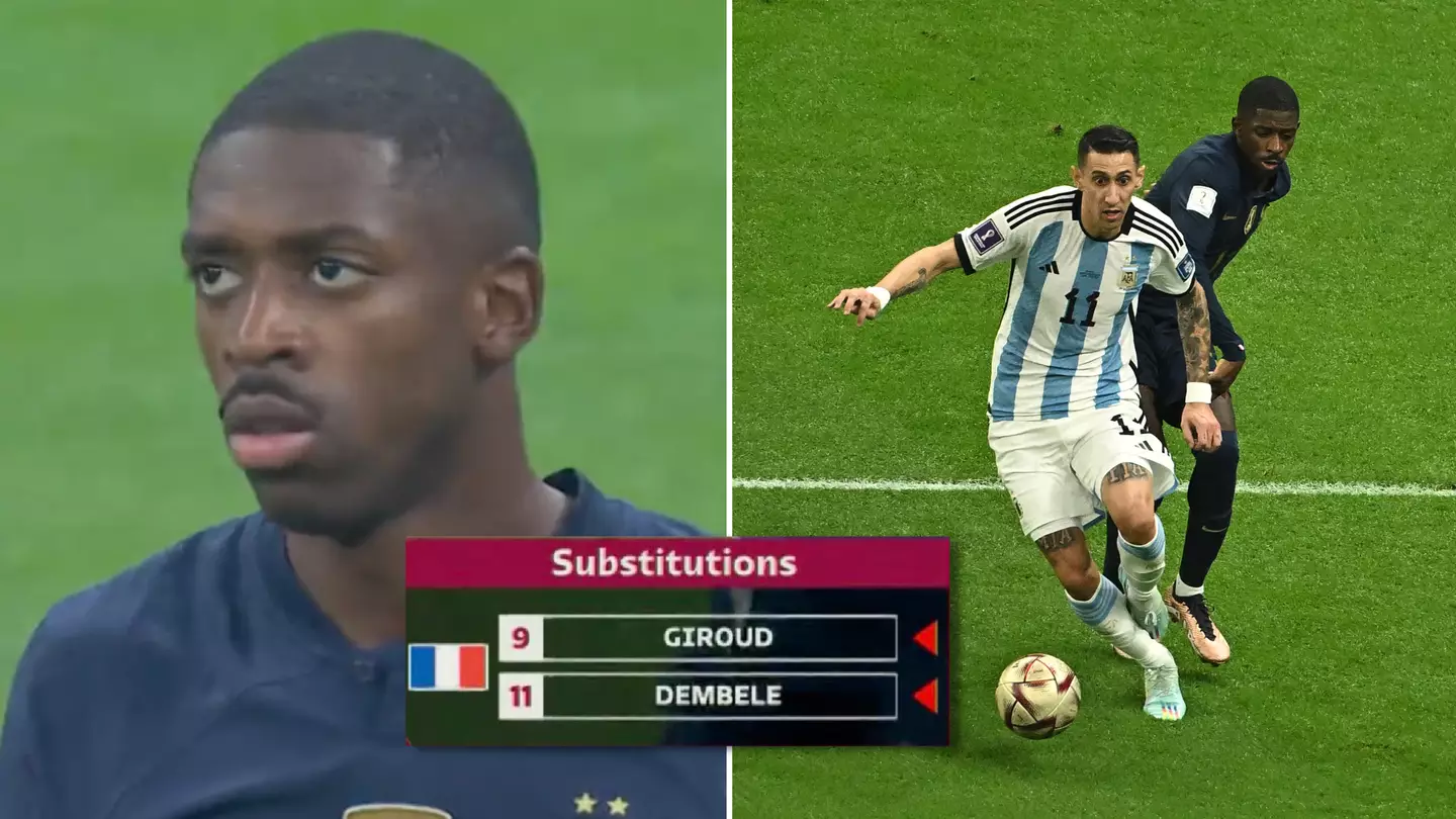 Ousmane Dembele's appearance in World Cup final could be the worst 41 minutes in football history