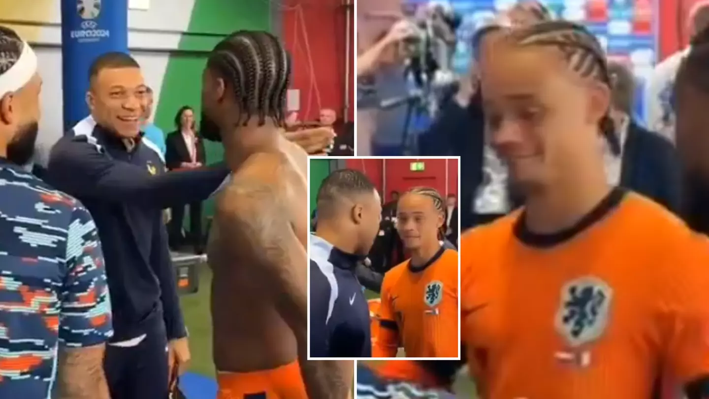Kylian Mbappe brutally trolls Xavi Simons after his disallowed goal during Netherlands 0-0 France
