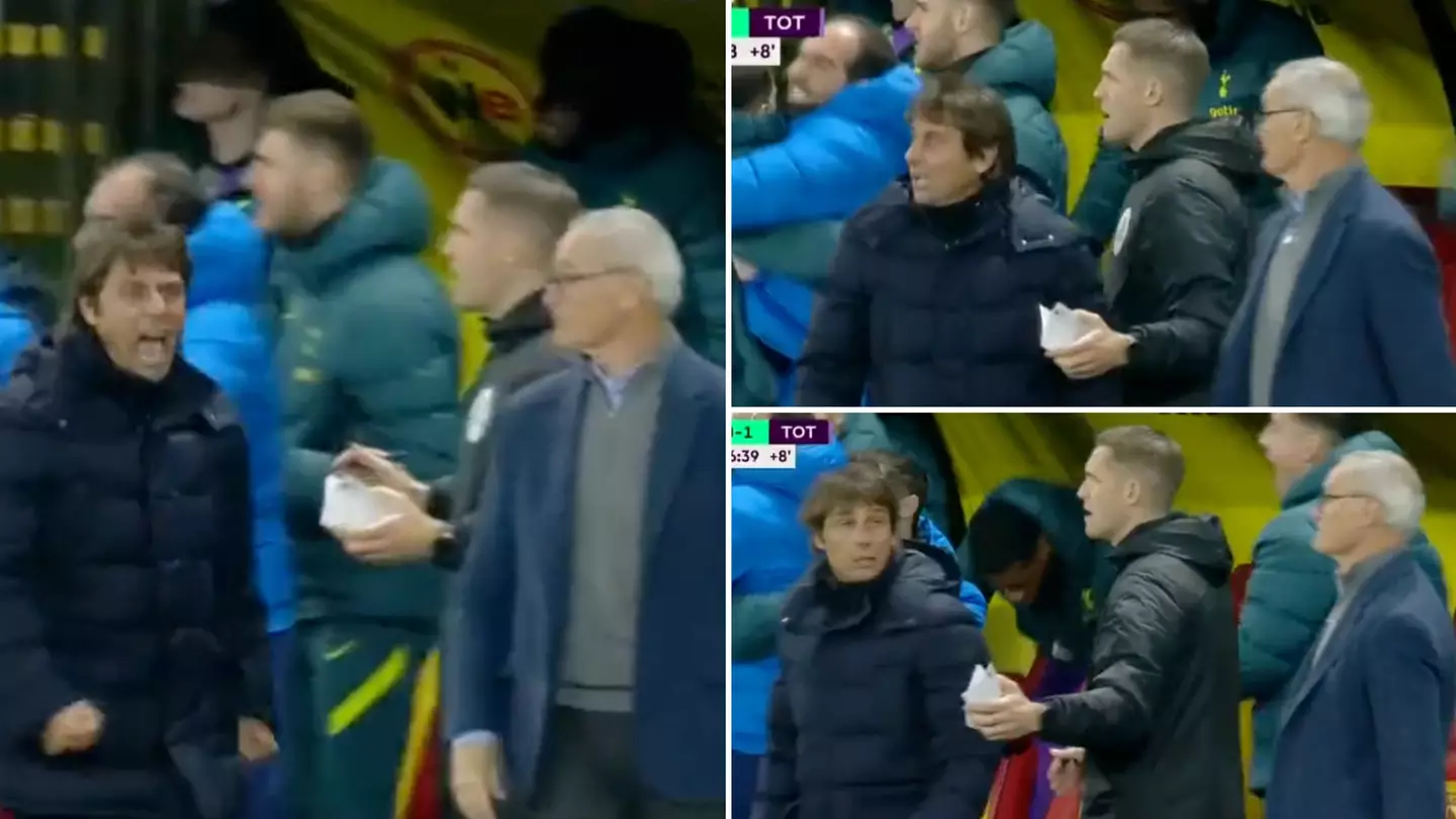 Antonio Conte's Immediate Reaction After Celebrating In Claudio Ranieri's Face Has Emerged