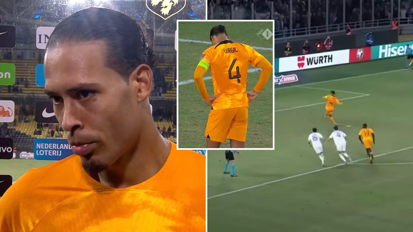Virgil van Dijk furious with the state of the pitch against Greece after late penalty drama