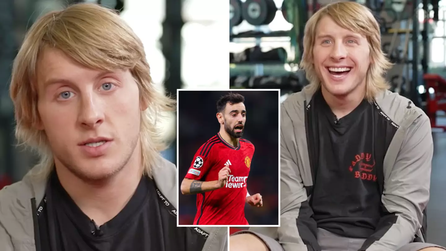 Paddy Pimblett says he wants to 'punch Bruno Fernandes' head in' during interview