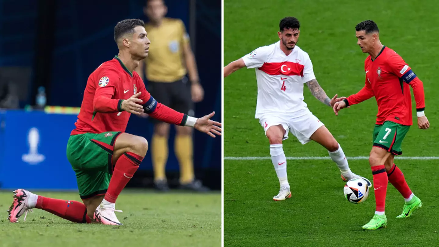 Cristiano Ronaldo spotted wearing teammates' custom boots during second half of Portugal win