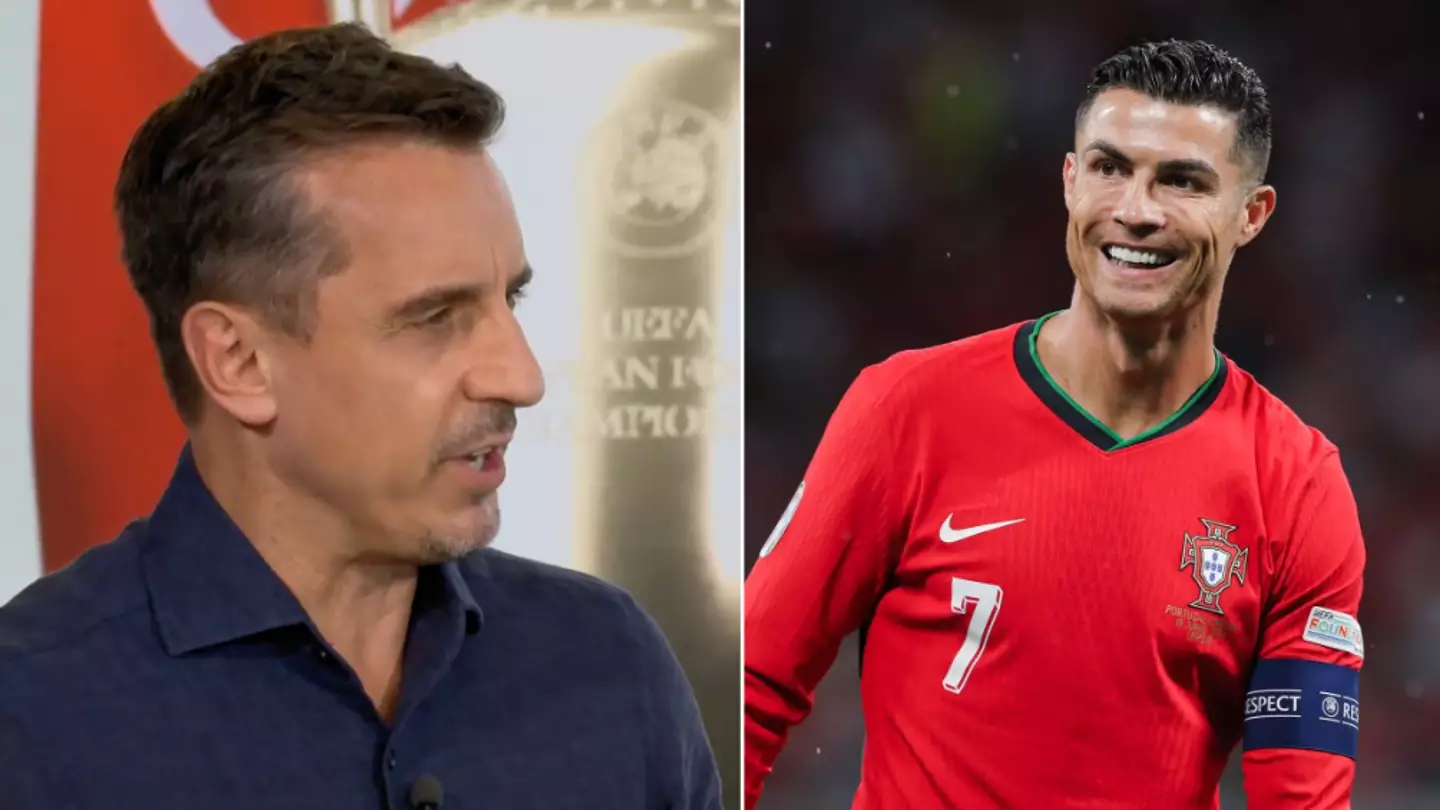 Gary Neville claims Cristiano Ronaldo stat is 'not right' after being blown away with outrageous record 