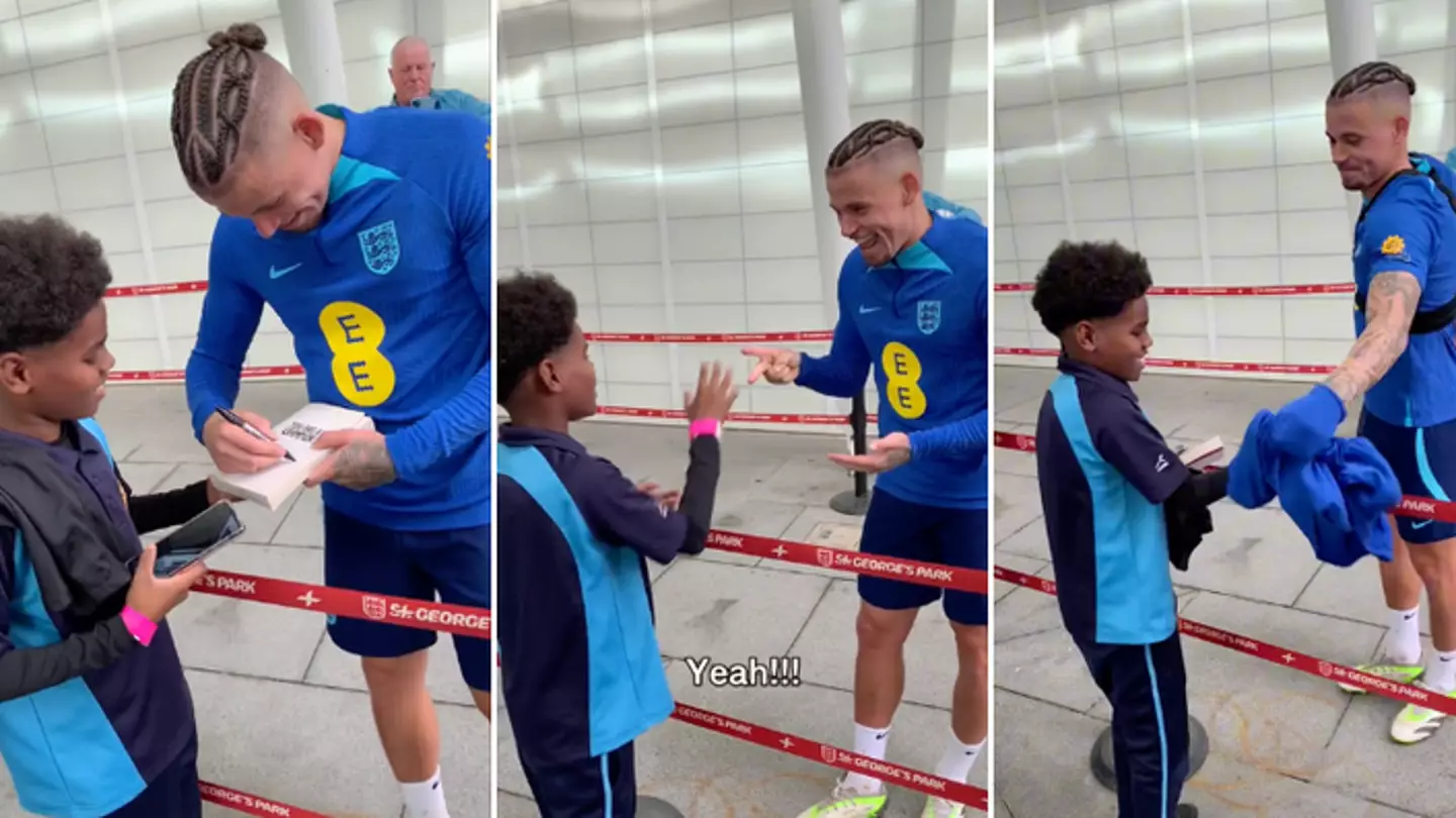 Kalvin Phillips gives young England fan moment he'll never forget, he's a class act