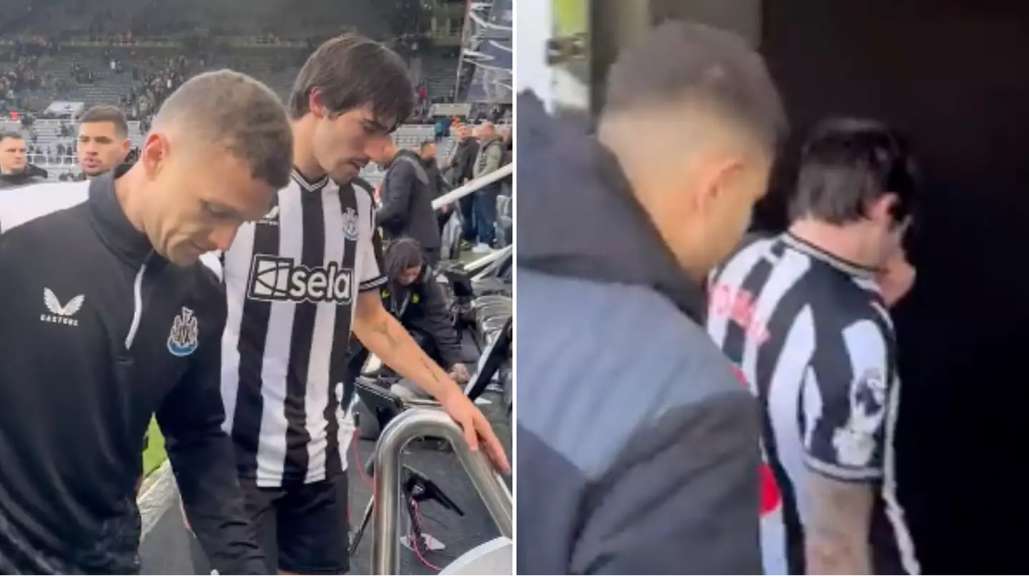Sandro Tonali looked broken as he walked off the St James' Park pitch, it's sad to see