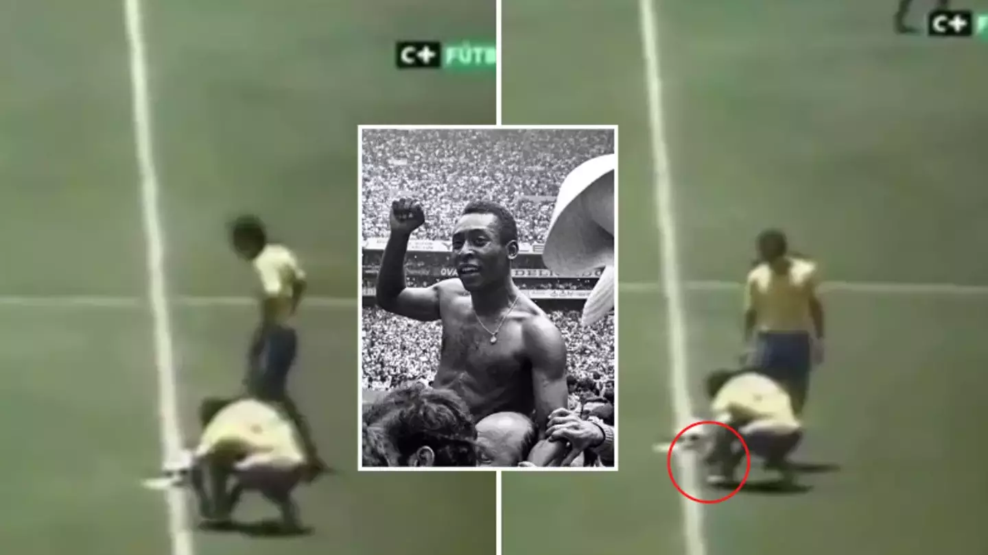 Pele was paid $120,000 to tie his laces in World Cup game