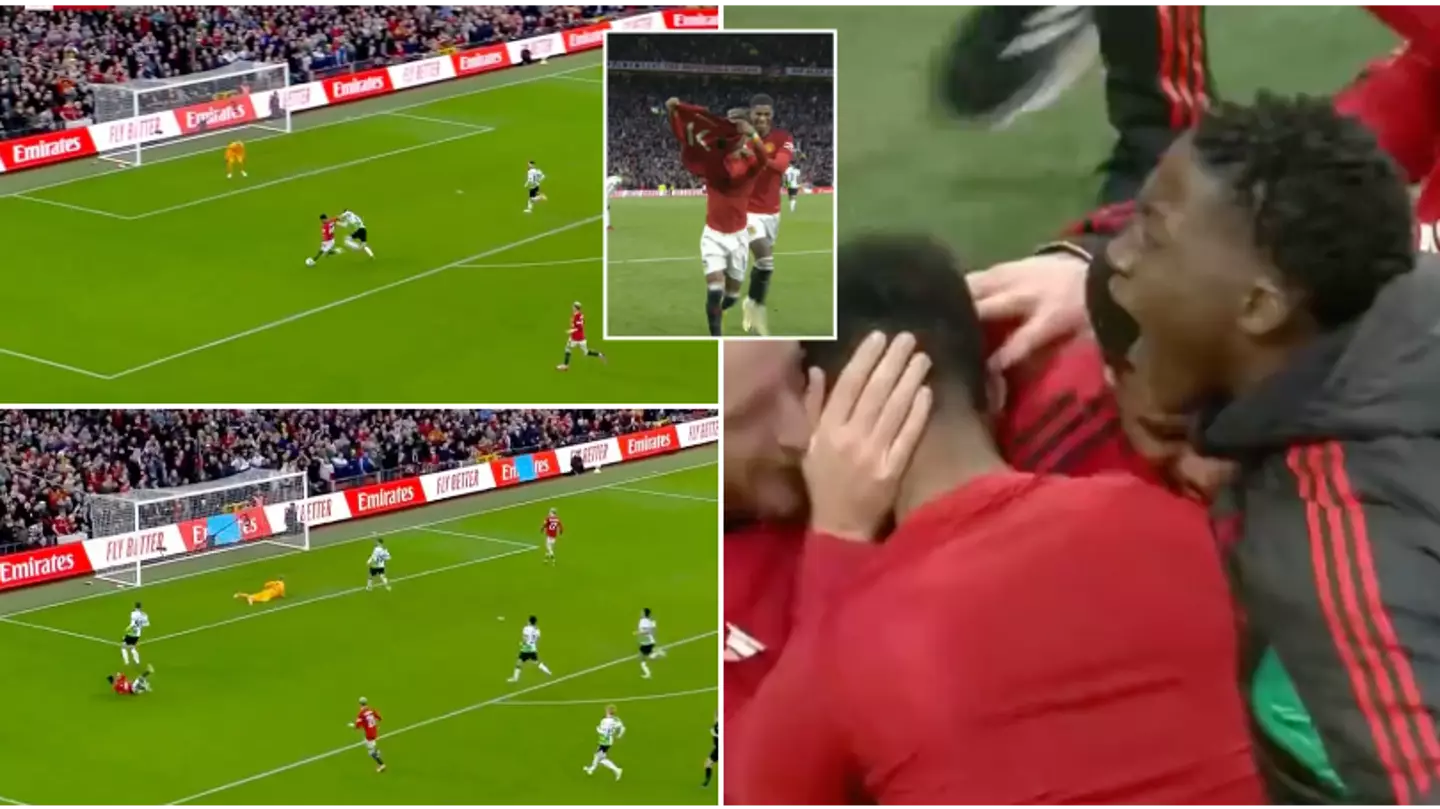 Amad Diallo scores dramatic last-minute winner against Liverpool and gets sent off in all-time FA Cup classic
