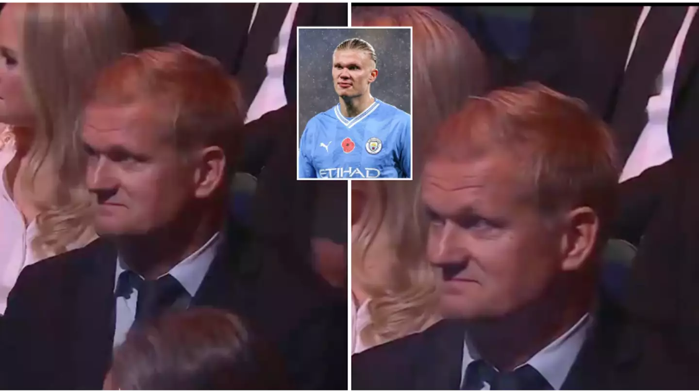 Erling Haaland's dad's reaction to Lionel Messi winning FIFA Best award has fans in tears