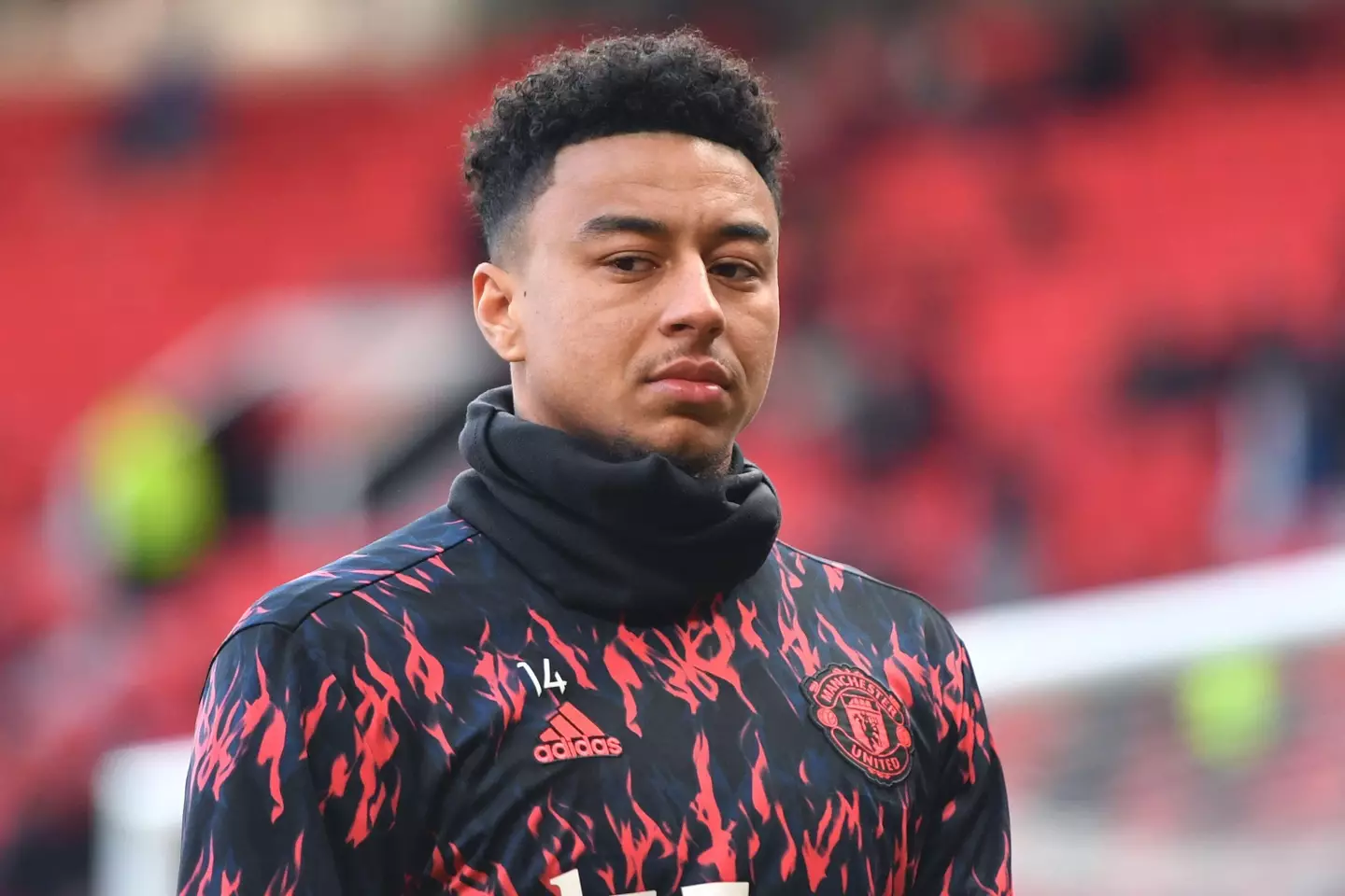Lingard was an unused sub in Manchester United's final home game of the 2021/22 campaign. Image credit: Alamy