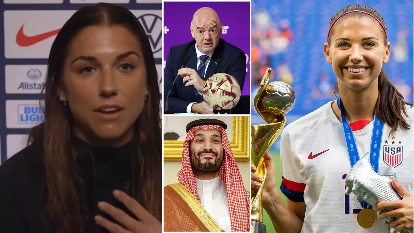 US star Alex Morgan urges FIFA to do 'right thing' over possible Visit Saudi sponsorship for Women's World Cup