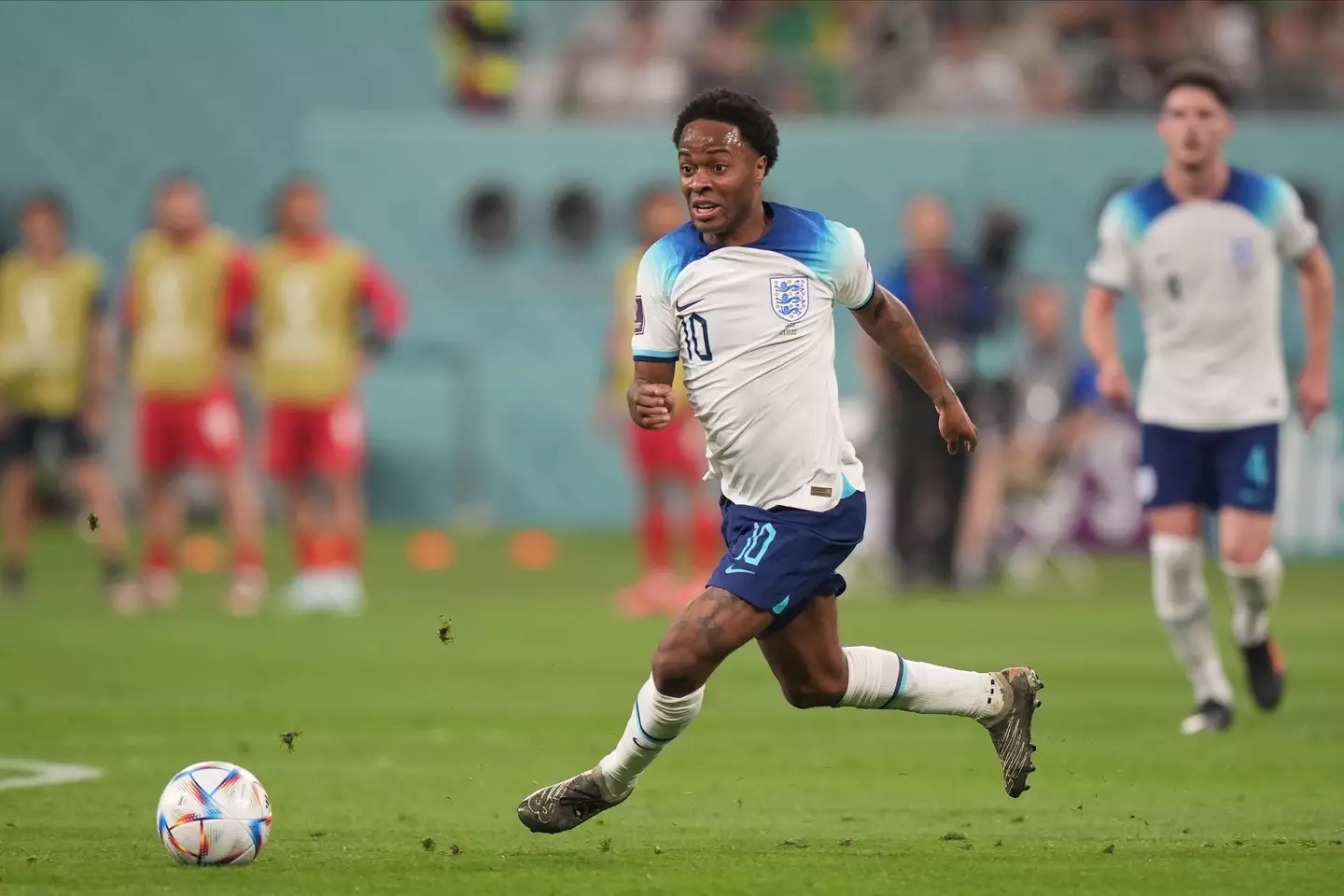 Sterling has scored one goal at this year's World Cup. (Image