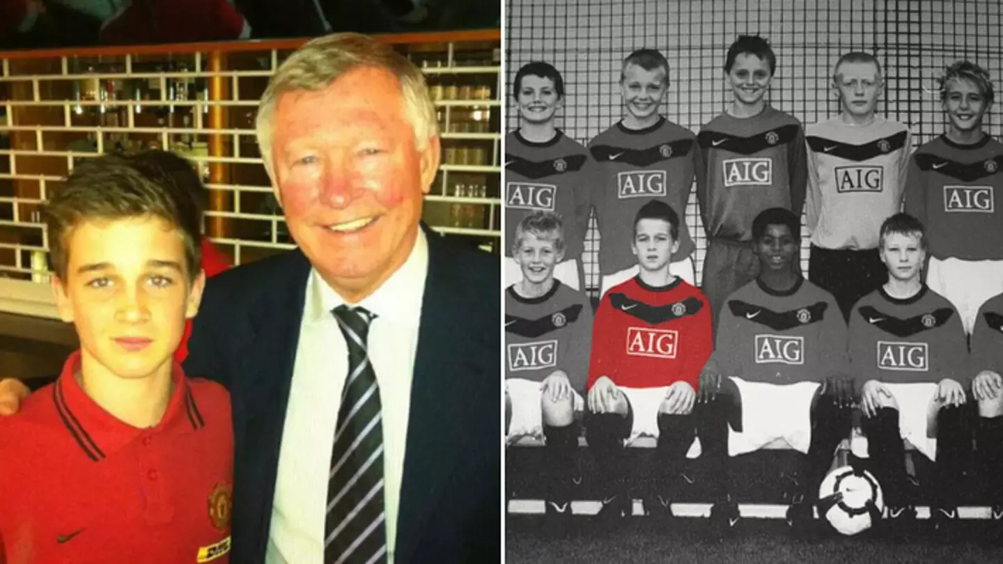 What happened to the nine-year-old who signed for Man Utd after scouts watched DVD of his skills