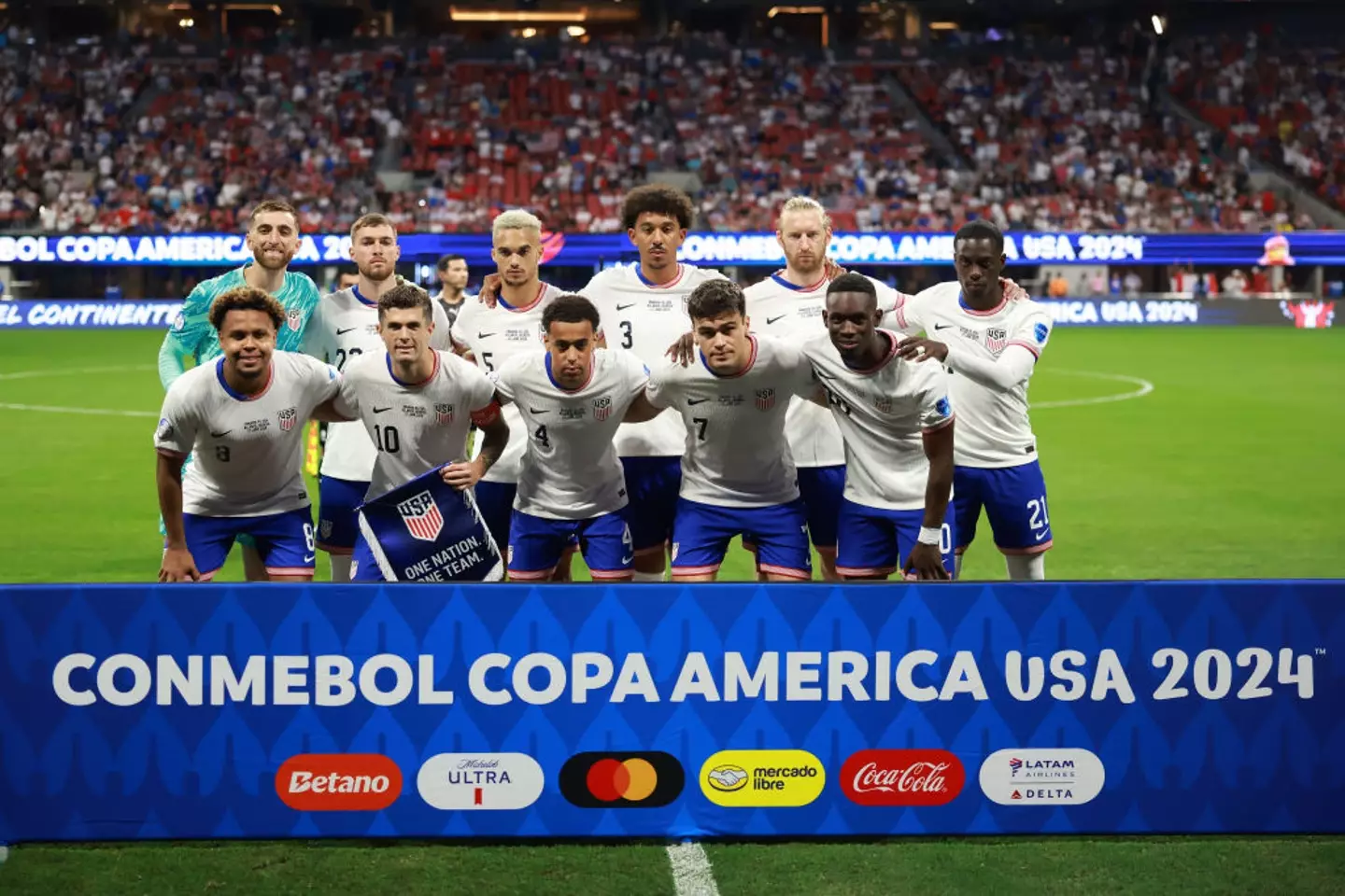 The USA national team are currently competing in the 2024 Copa America which is being hosted across the country. (Image: Getty)