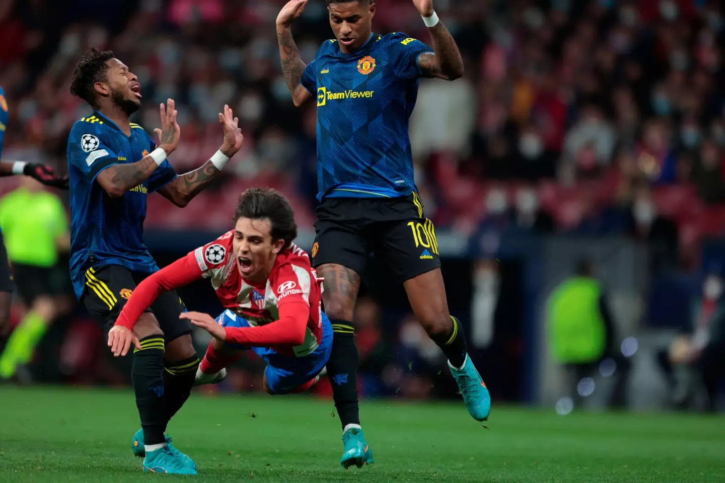 United were knocked out in the Champions League by Atletico Madrid. Image