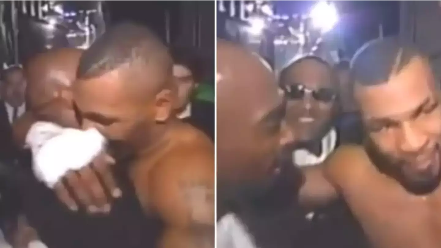 Rare footage of Mike Tyson celebrating with Tupac Shakur the night he was killed resurfaces