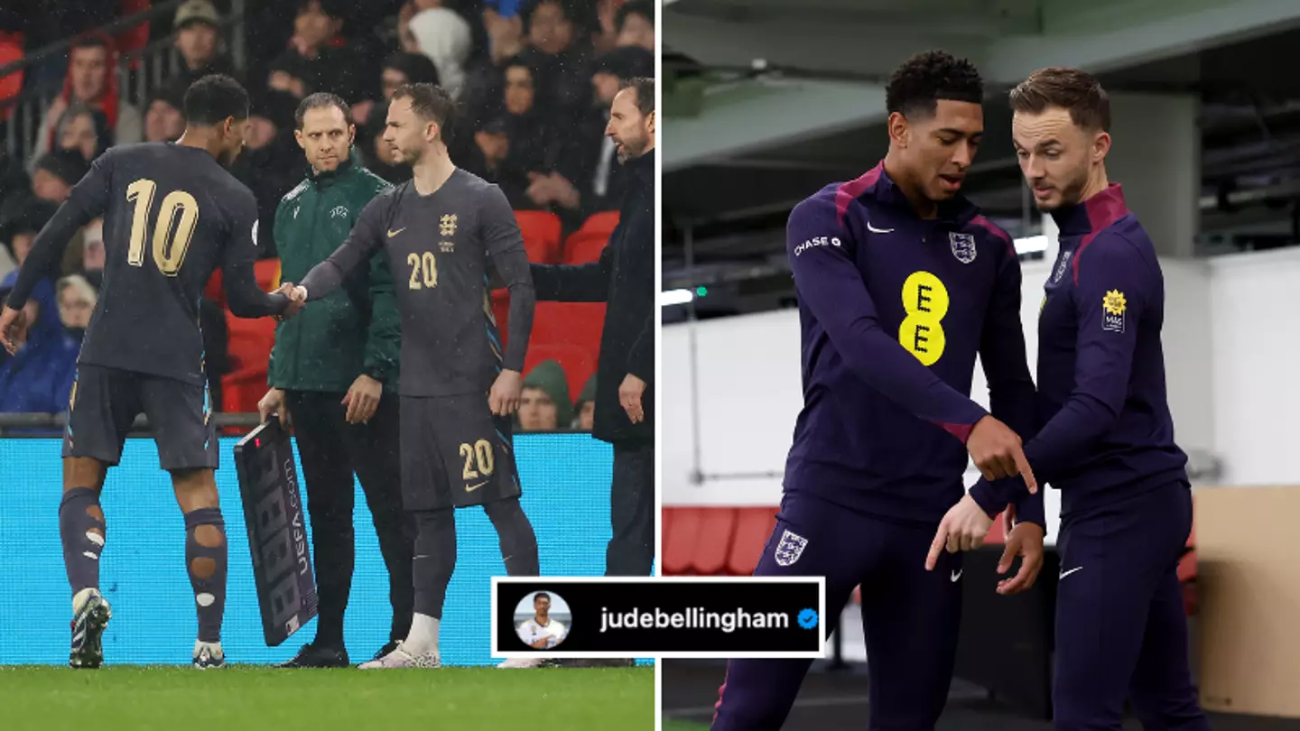 Jude Bellingham's reaction to James Maddison being cut from England's Euro 2024 squad speaks volumes