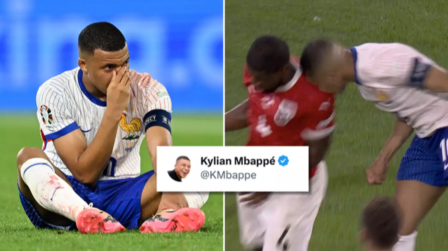 Kylian Mbappe breaks silence after suffering horror injury during France vs Austria