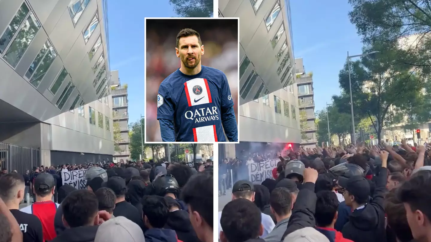 PSG ultras chant 'Lionel Messi, son of a b***h' outside club's HQ