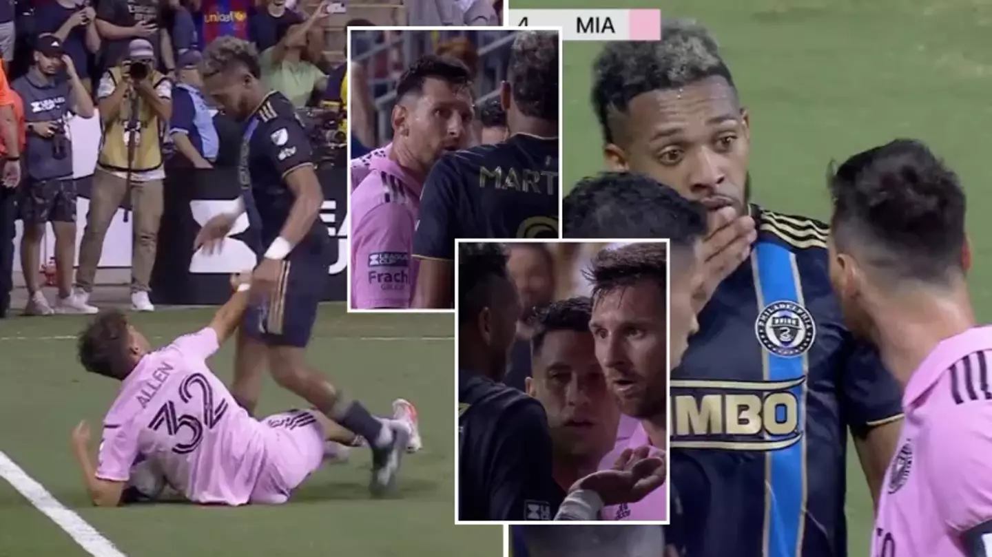 Lionel Messi protected 19-year-old teammate after Philadelphia Union player targeted him