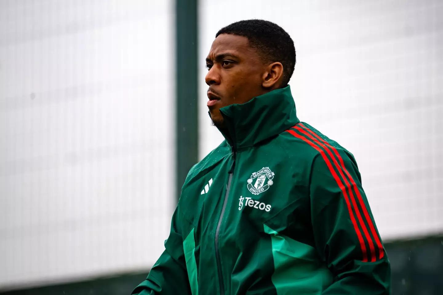 Anthony Martial trained with the squad on Wednesday. Image credit: Getty 