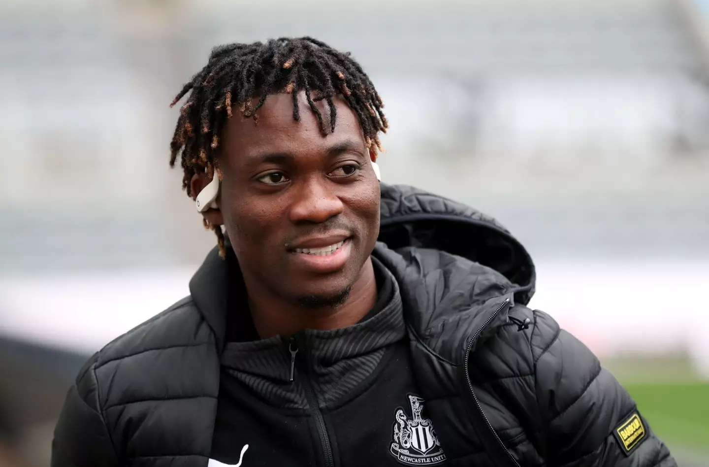Atsu during his time at Newcastle United. (Image