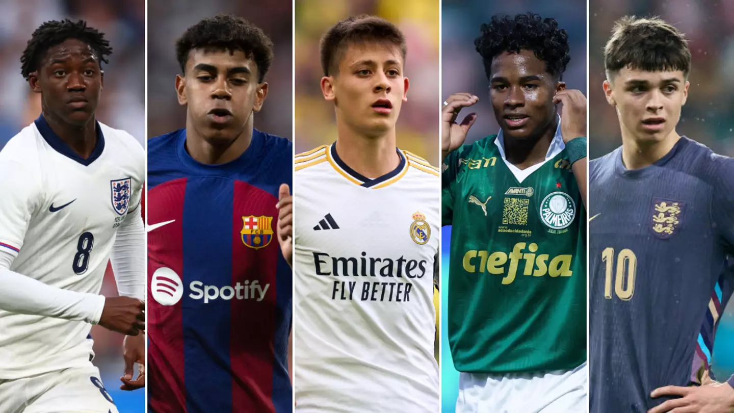 Top 50 wonderkids in world football ranked including Man Utd, Man City and Arsenal stars