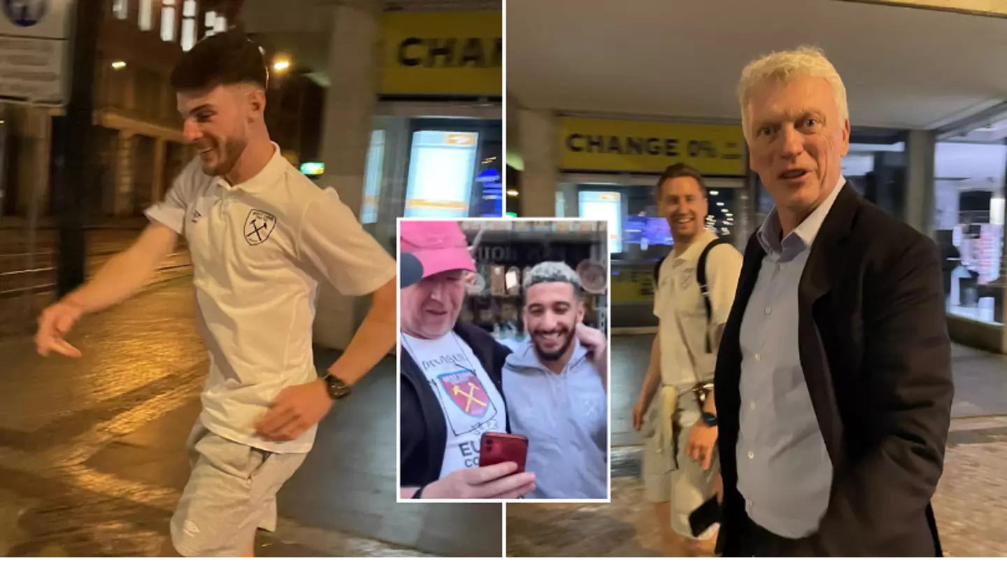 West Ham players spotted on the streets of Prague at 5am after Conference League final win