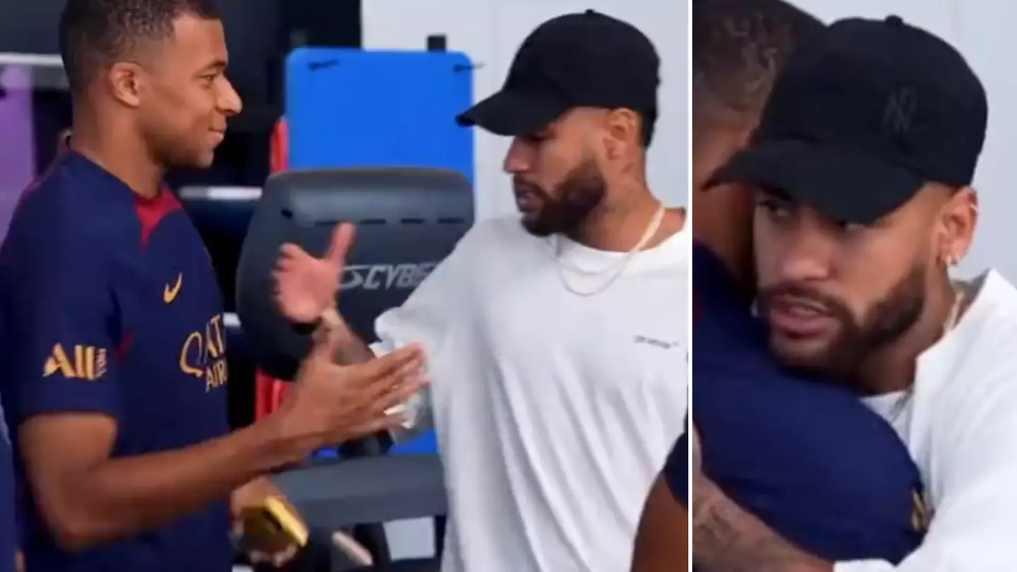 The 'coldest hug of the summer' took place at PSG as Neymar said goodbye to Kylian Mbappe