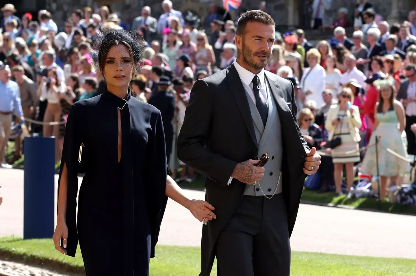 Victoria Beckham says husband David Beckham has a p***s that is like a “tractor exhaust pipe.”