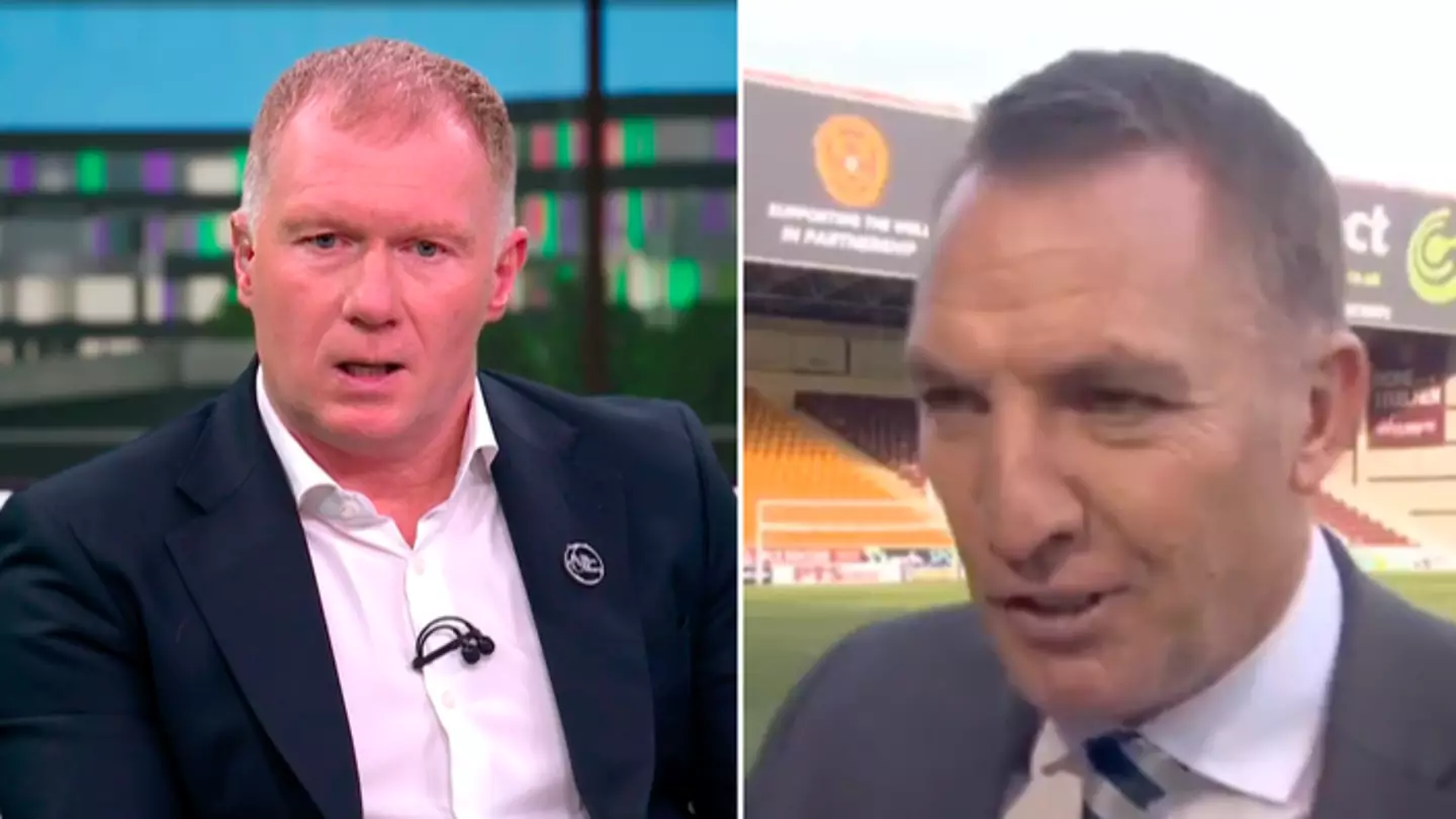 Paul Scholes gives X-rated response to Brendan Rodgers 'sexism' row after Celtic manager's 'good girl' comment